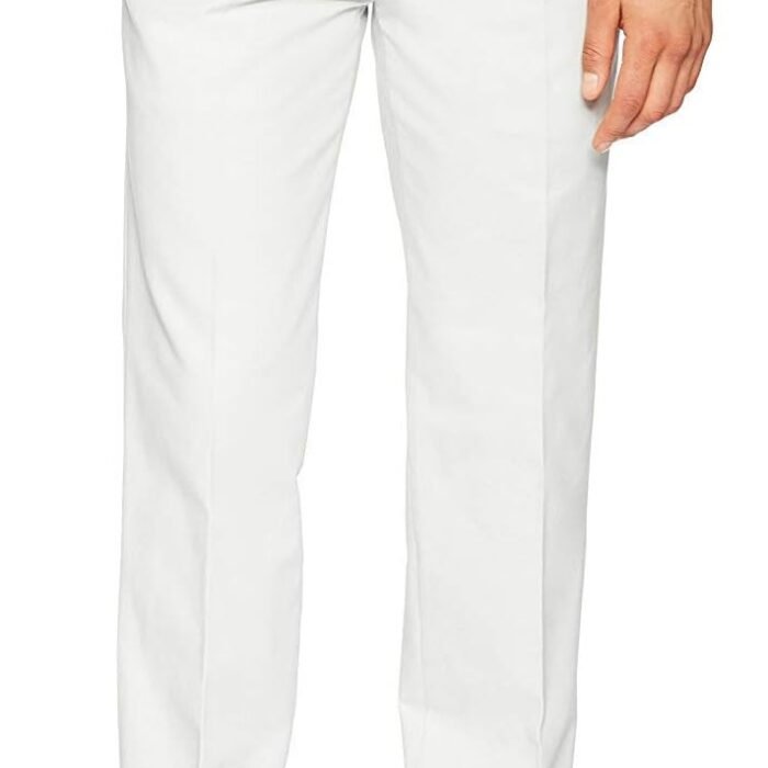 Men's Classic-Fit Wrinkle-Resistant Flat-Front Stretch Chino Pant